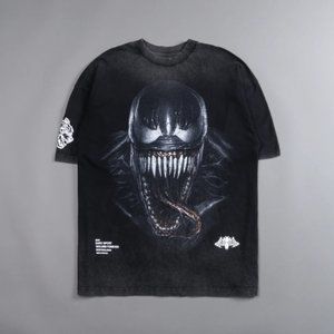 SYMBIOTE "PREMIUM" OVERSIZED TEE IN BLACK